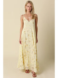 Rachael Floral Open-Back Maxi Dress