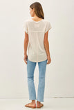 Natural Flowy Tee