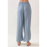 Baby Blue Wide Leg Pants
