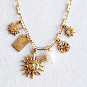 "Sun Lover" Charm Necklace