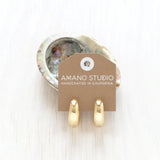 Angie Vintage Hoop Earring Silver