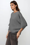 Batwing Charcoal Blouse