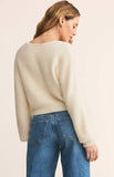 Z Supply Sadira  Fluffy Cardigan Warm White