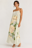 Layla Sage and Cream Floral Maxi