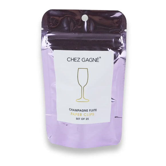 Champagne Flute Paper Clips