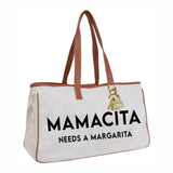 "Mamacita Needs A Margarita" Canvas Tote