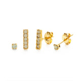 Opal Victorian Stud Combo Set