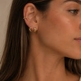 Gold Axel Earrings