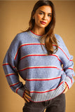 Sarah Striped Cozy Sweater