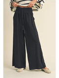 Paige Cotton Linen Smocked Waist Pants with