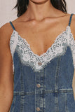 Lilly Lace Denim Dress