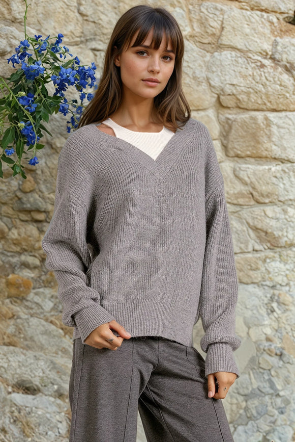 Amanda V Neck Sweater
