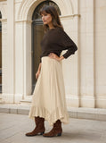 Flowy Smocked Skirt