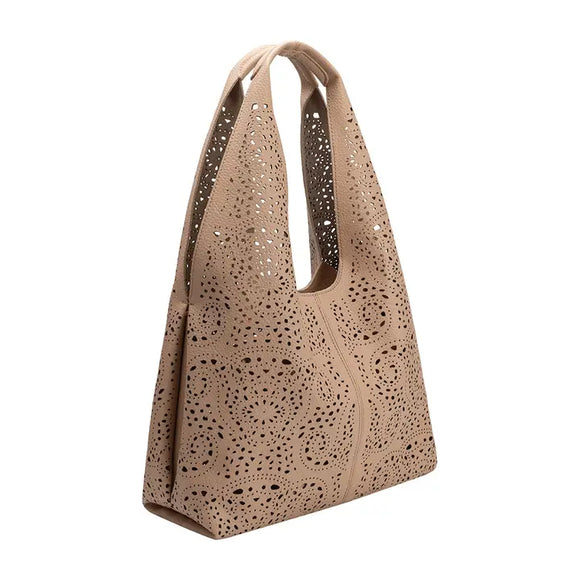 Melie Bianco  Farrow Tan Recycled Vegan Tote Bag