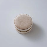 Round Velvet Travel Jewelry Box