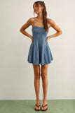 Willow Washed Denim Romper
