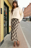Z Supply Europa Plaid Midi Skirt