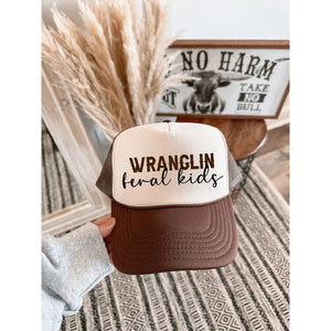 Wranglin Feral Kids Trucker Hat