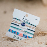 "Roxy Ocean Bloom" Hair Tie + Bracelet