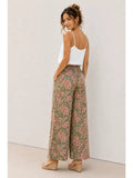 Fauna Floral Drawstring Pant
