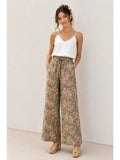 Fauna Floral Drawstring Pant