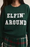 Z Supply Holiday Sweatshirt Mistletoe