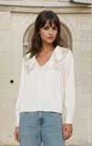 Madelyn Long Sleeve Top Soft White