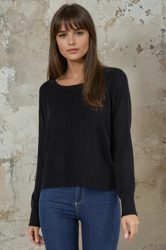Dreamy Seam Front Sweater