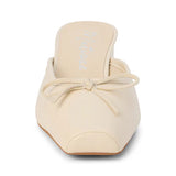 BASILIO HEELED MULE IVORY