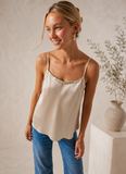 Shell Button Satin Camy (Reordered)
