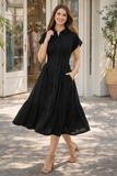 Velvet Heart Emily Black Midi Dress