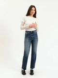 Daze Sundaze Vintage Straight Denim In Authentic