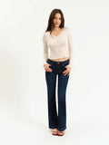 Daze The Heartbreaker Flare Denim In Hit Maker