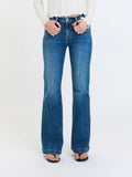 Daze Heartbreaker Mis Rise Flare in Dusk