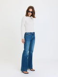 Daze Heartbreaker Mis Rise Flare in Dusk