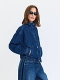 Daze Phantom Funnel Neck Jacket in Rush