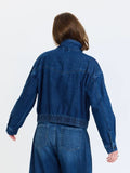 Daze Phantom Funnel Neck Jacket in Rush