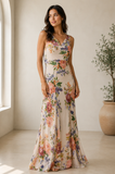 Soft Floral Maxi Dress