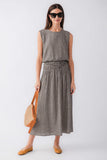 Z Supply Merit Cropped Gingham Linen Top