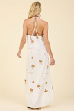 Sun And Sand Embroidered Maxi Dress