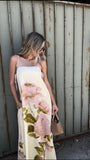 Faith Pink and Cream Floral Maxi
