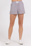 Coffee Stripe Short