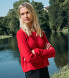 Z Supply Medina Cardigan Festive Red