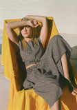 Z Supply Merit Cropped Gingham Linen Top