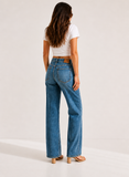 Daze Keeper Low Rise Straight in Heartbeat Vintage
