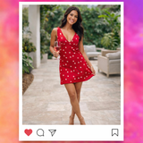 Show Off Polka Dot Mini Dress