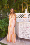 Coral Strovia Maxi Dress