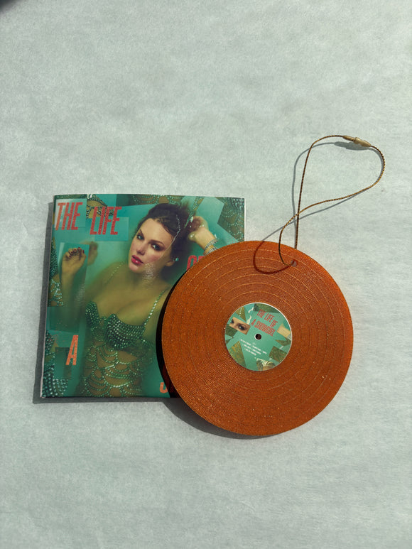 T.S. Life of a Showgirl Record Ornament