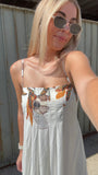 Palm Beach Pleated Dress