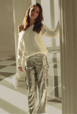 Elan Silver Cargo Pants